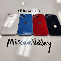 iPhone 13 128GB Unlocked | Mission Valley Store | w/ Warranty 