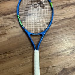 Head Speed 25 Tennis Racket 3 7/8" Grip Blue in Good Condition 25" L x 12" W