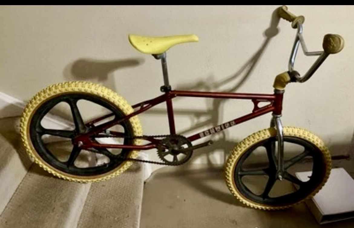 Old School Bmx Root beer Brown Schwinn Skyway Tuffs Bike