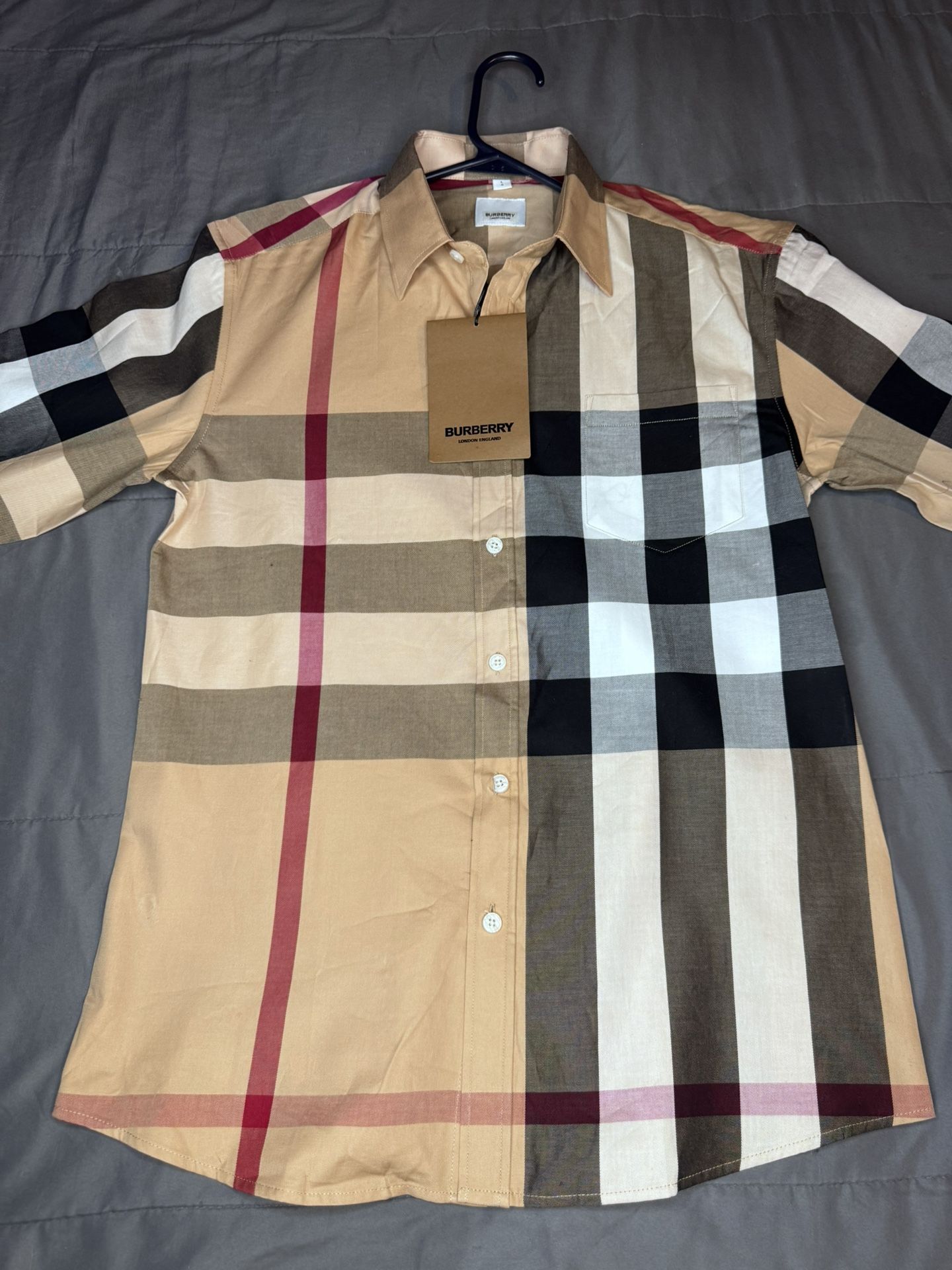 Long Sleeve Burberry Shirt 