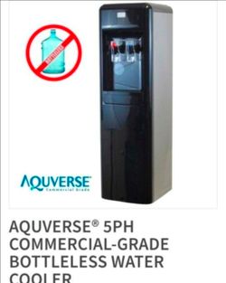 New Aquverse 5PH Commercial-grade Bottleless Water Cooler. Dispensador de agua sin botellas. Retails $450 with Taxes!!