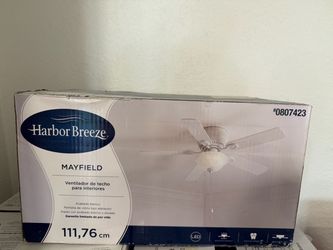 White ceiling fan