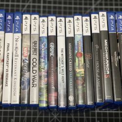 PS4 and PS5 Games READ DESCRIPTION