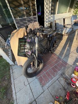 Black Fat Tire Electric Bike