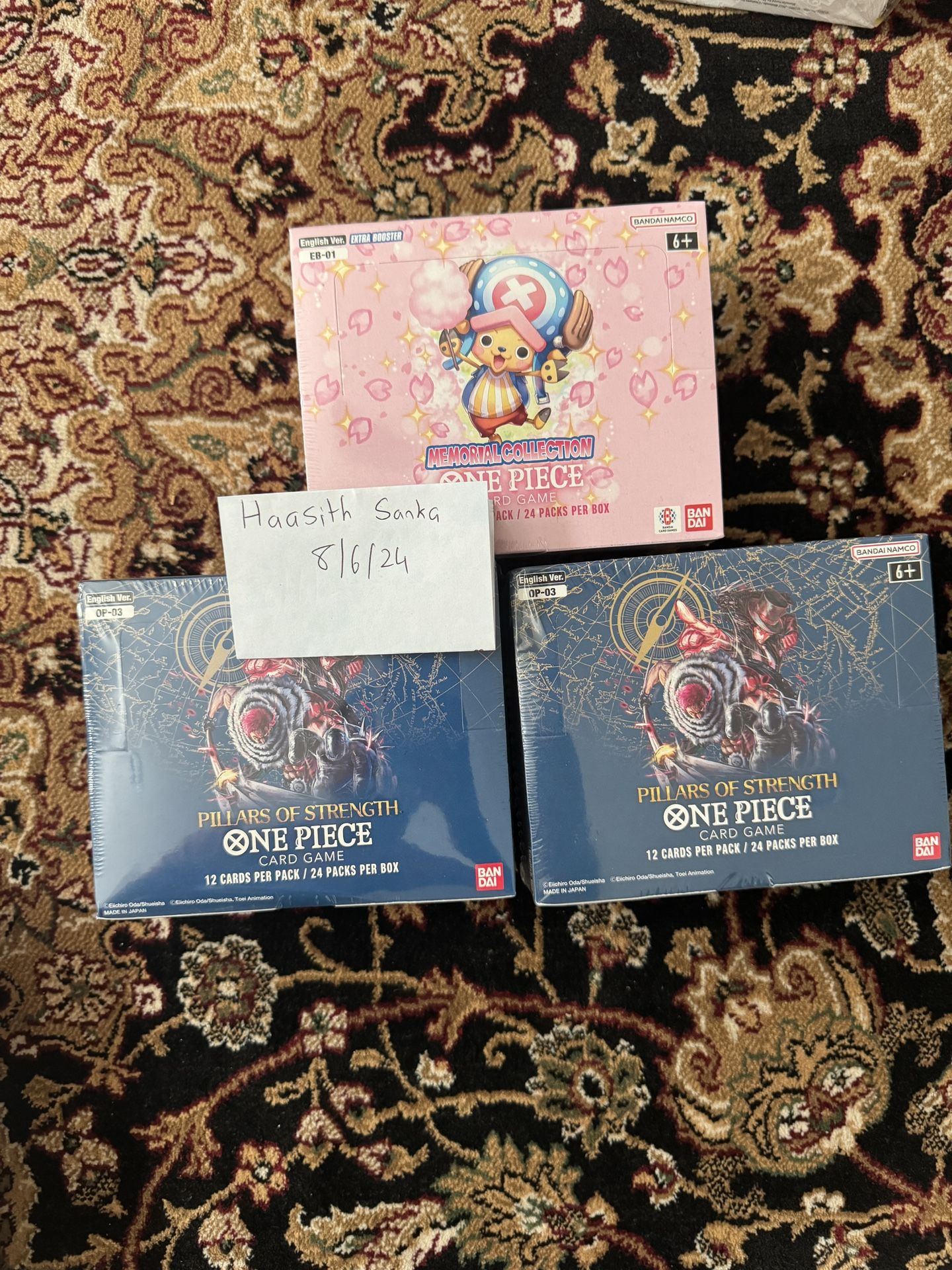 One Piece Booster Boxes Op03