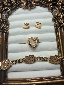 HK  Gold-Tone Jewelry Set-14K Gold Filled
