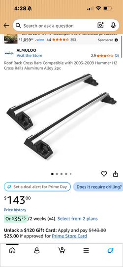 H2 hummer roof rack