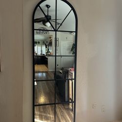 Black Arched Mirrors 