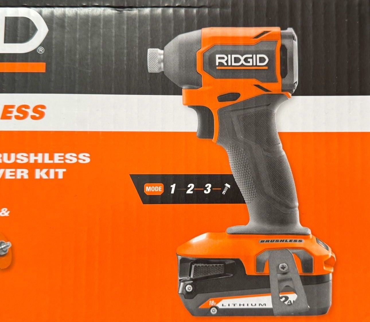 RIDGID 18V SubCompact Brushless Cordless Impact Driver Kit