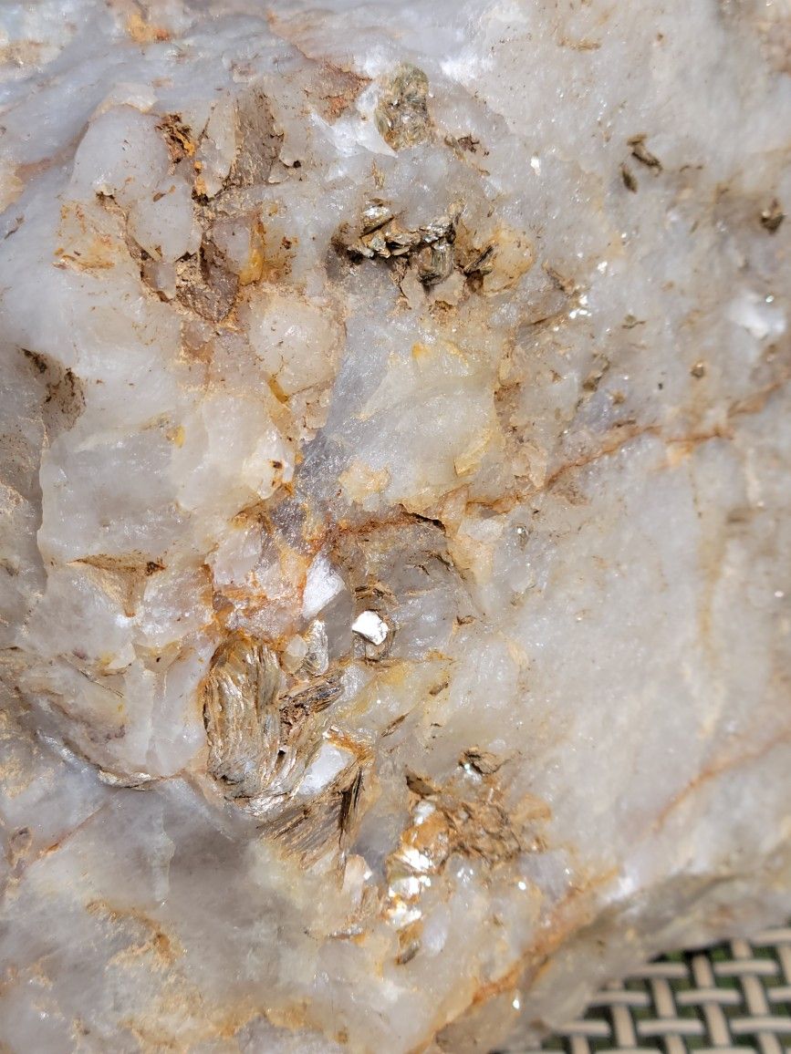 Rare Smoky Quartz With Hematite And Spessartine Garnet Inclusions Crystal Rock