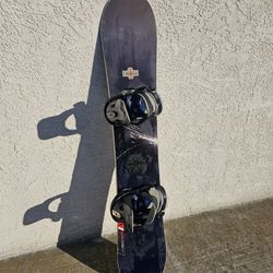 Burton Snowboard, Binding, And Boots