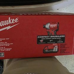 M18" Compact Brushless 1/4" Hex Impact