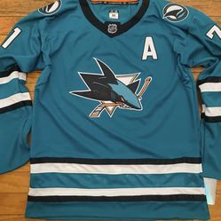 San Jose Sharks Macklin Celebrini #71 Hockey Jersey S, M, XL