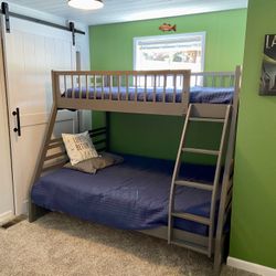 Bunk Beds Full And Twin-Mattress NOT Included. 
