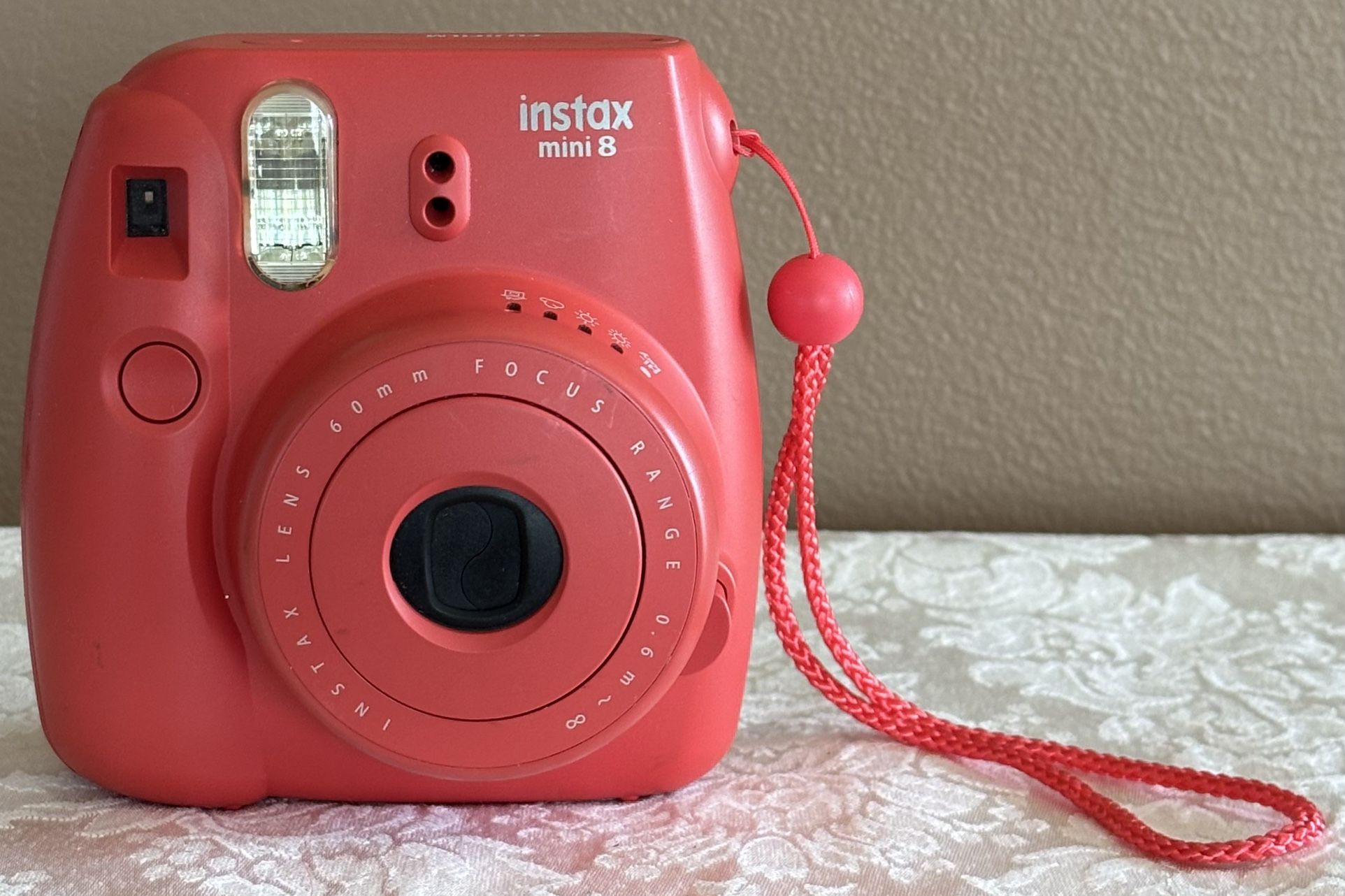 Fujifilm Instax Mini 8 Instant Film Camera- Color:Raspberry🔴Read Full Description Below🔴