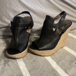 Carlos Santana Wedges Black 