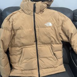 North face Beige Parka Large