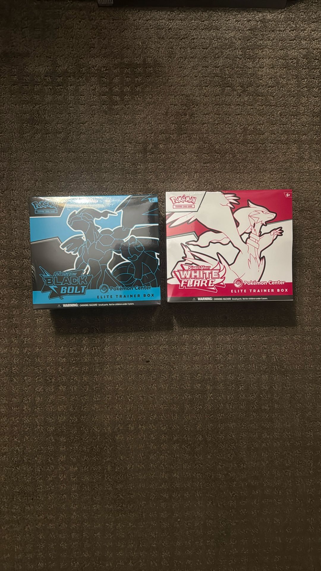 Pokemon Black Bolt & White Flare Pokemon Center Etb