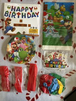 Super Mario Party Decorations