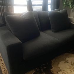 Black Couch 2 Pc