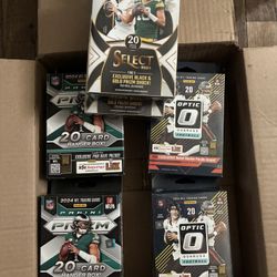 2024 Football Hanger Box Lot Prizm Optic Select