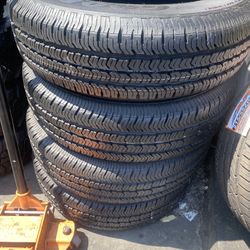 Set Of Four 215/75R16 , 265/70/17, 265/65/17, 245/70/17, 255/70/18,  235/55/18, 225/65/17,205/65/15, 265/70/16,255/70/16,245,75,16 AND More