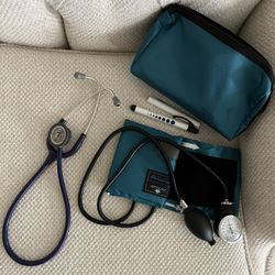 Stethoscope & Manual BP Monitor (used, in great condition)