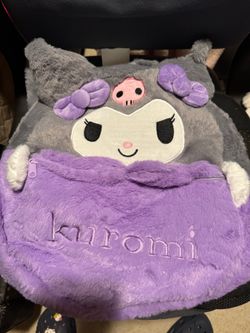 Kuromi Plush Character Backpack