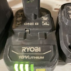 Ryobi Batteries And Chargers