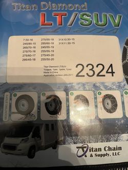 Tire Chains - Brand New!