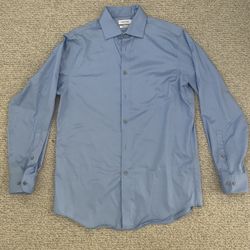 CK Blue Dress Shirt Medium