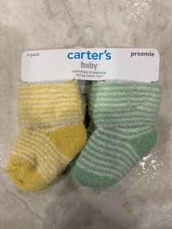 Carter's Baby Preemie Socks 4-Pack