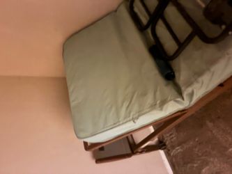 Hospital Bed with Side Rails and Mattress