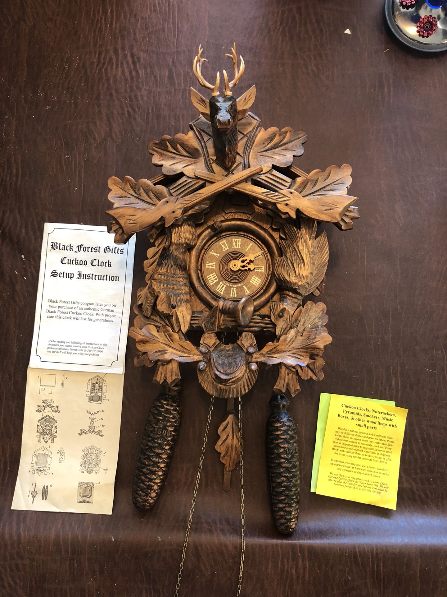Black Forest authentic German Cuckoo Clock