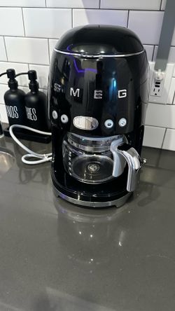 Smeg Retro Coffee Maker - Black DCF02, Used, very good Condition