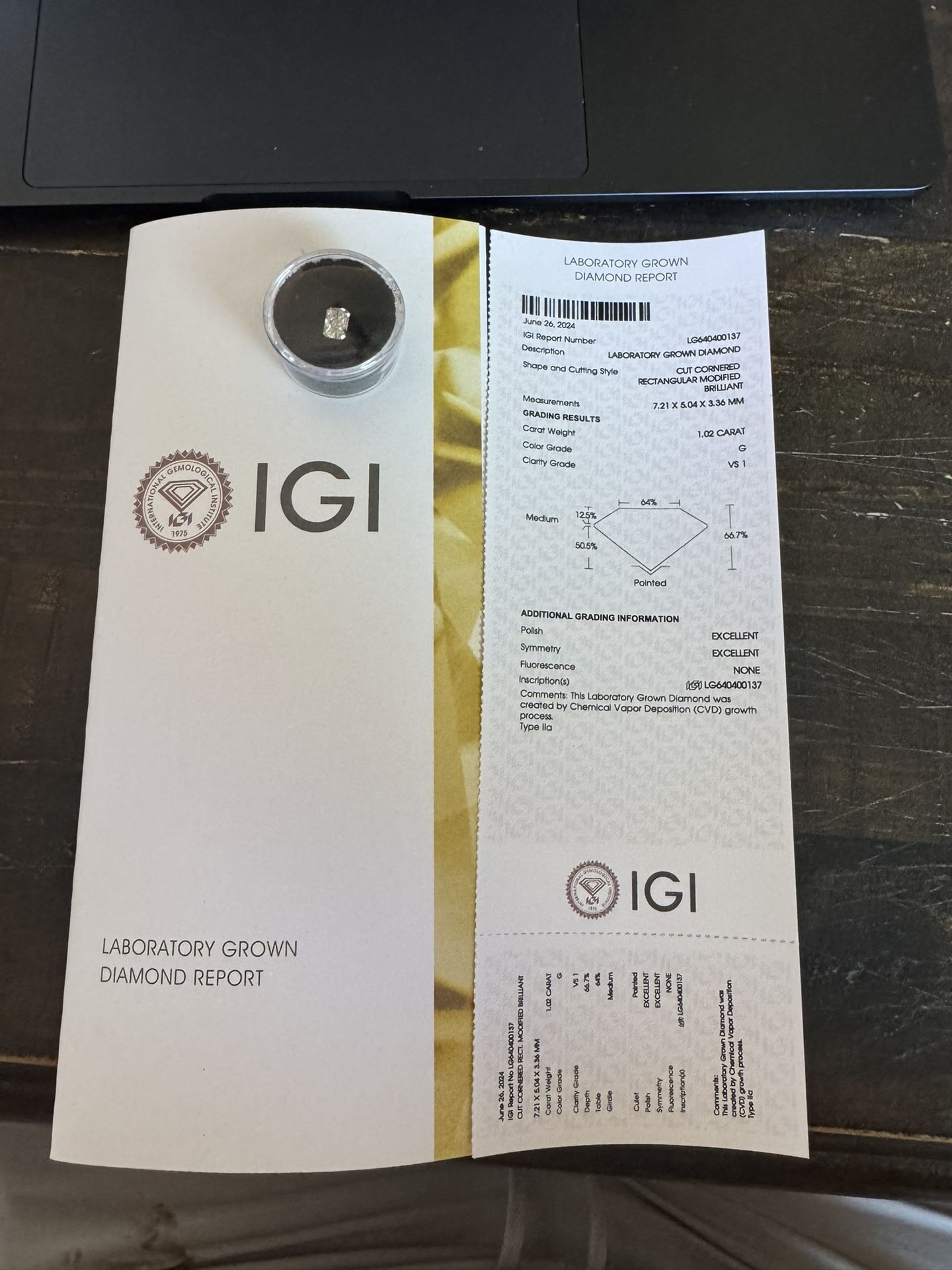 IGI Certified Lab Grown Diamonds