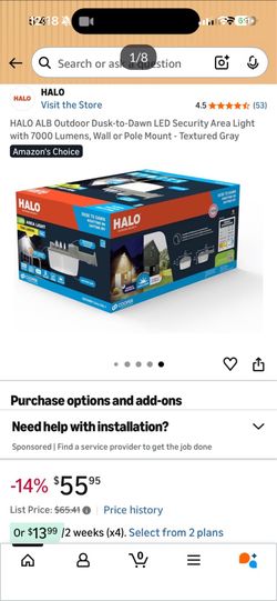 HALO Outdoor LED Security Light