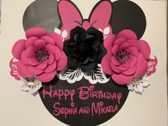 Minnie Mouse board 30x40 Board Birthday