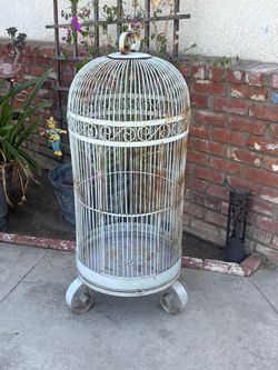Vintage bird cage