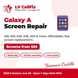 Samsung Galaxy A Screen Repair | A16, A15, A25, A35, A54 & A14 Screen Replacement Las Vegas