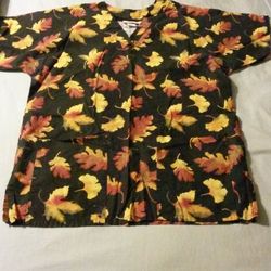 Nursing Scrubs Womens Top Size S