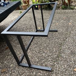 Pilsen Graphite Desk W Glass Top 