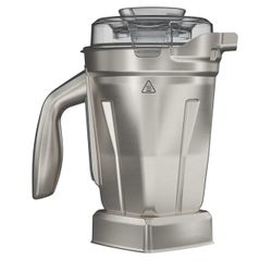 Vitamix 48-Ounce Stainless-Steel Blender Container with SELF-DETECT, Dishwasher-Safe, BPA-Free Clear Lid, Laser-Cut Stainless-Steel Blades, Compatible