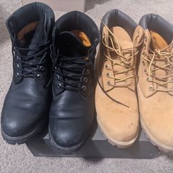 Timberland Original Wheat & Black Leather