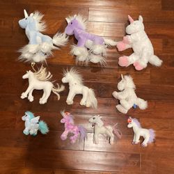 unicorn plushies