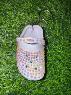 Llavero croc blanco