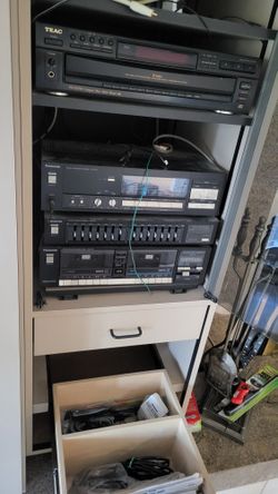 Stereo TV DVD Cassette CD Speakers System 