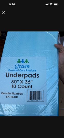 50 packs of under pads for $140
