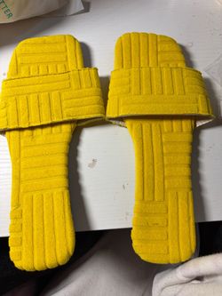 Yellow sandals size 9 (40)