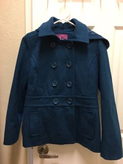 Girls size L (14-16) Wool coat